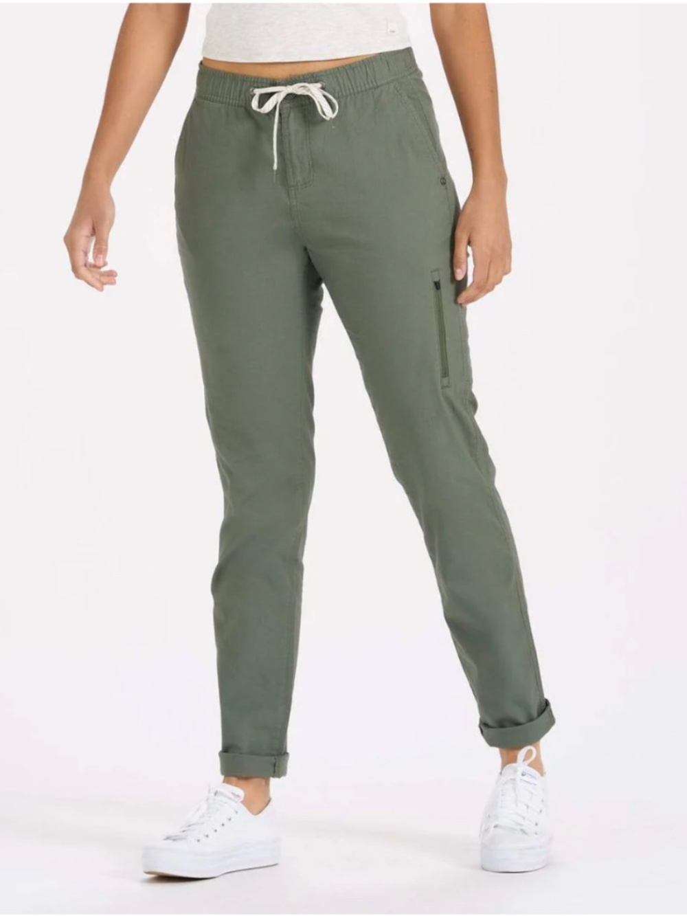 Vuori Ripstop Climber Pants Olive Green Dura Terra ™ ripstop Pockets Zip front